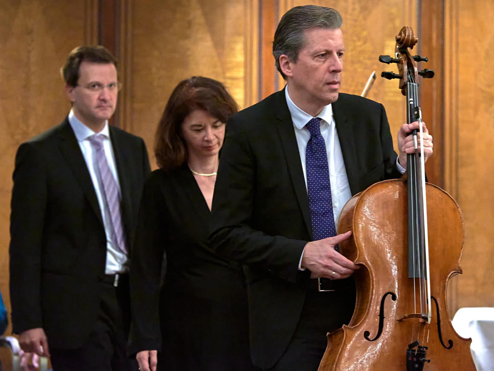 Mario Schlumberger -Trompete - Naomi Seiler - Viola - Markus Tollmann - Violoncello - Neujahrskonzert - Pinneberg - 2020